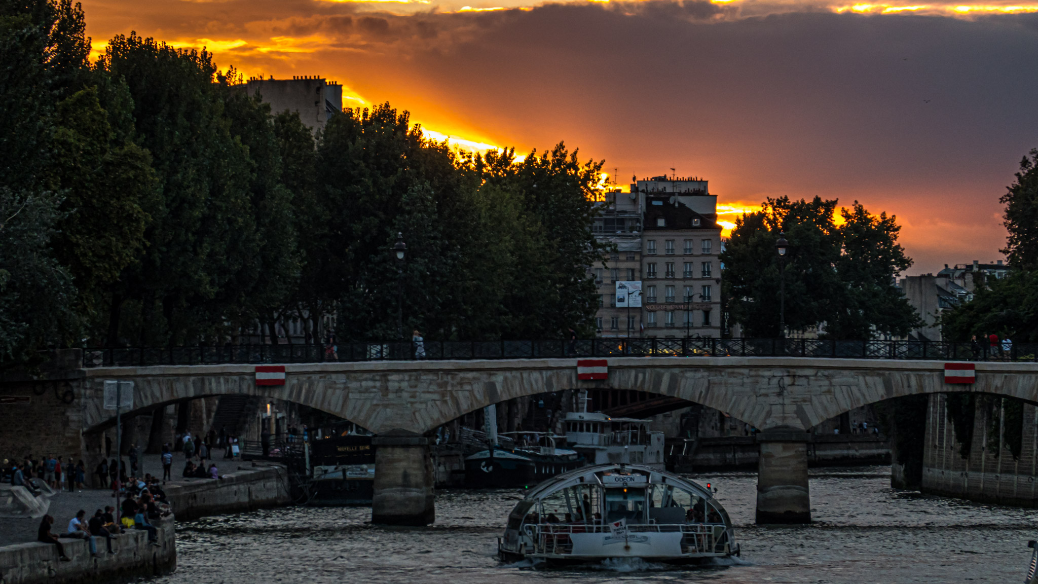 Seine at Sunset, Paris